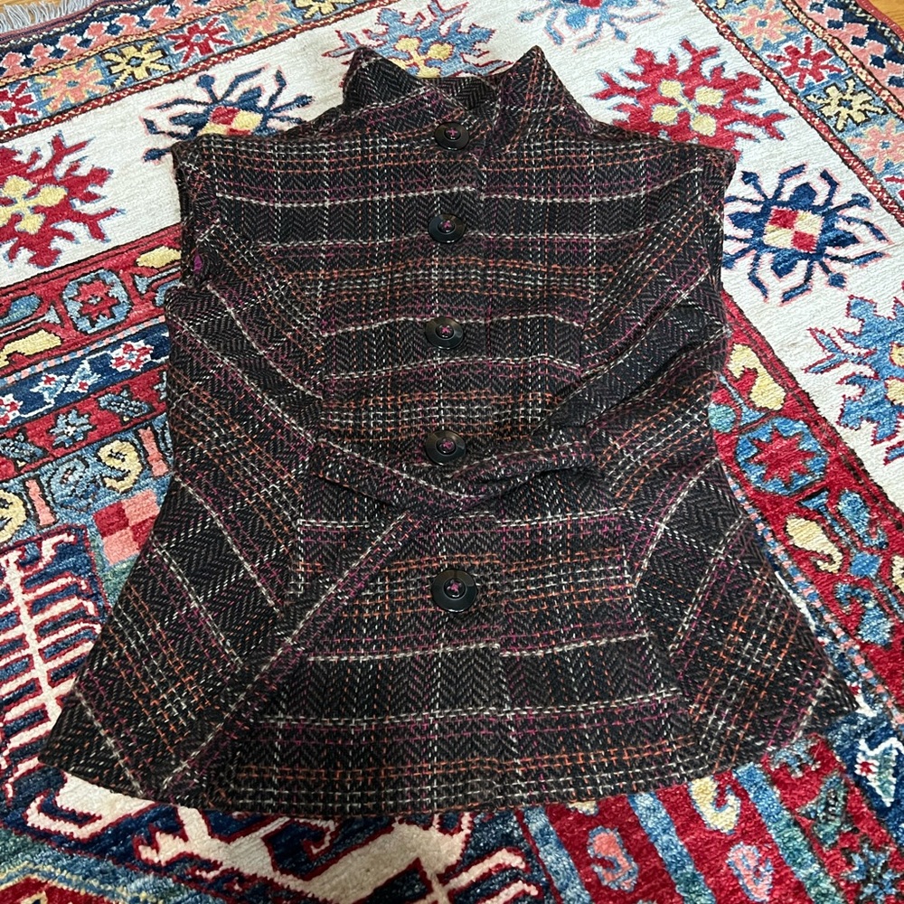 Cabi Tweed wool vest
